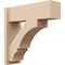 Ekena Millwork 7 1/2-in W x 22-in D x 22-in H Balboa Block Rough Cedar Woodgrain TimberThane Outlooker, Primed Tan OUTUR075X22X22BOA44RCPR - alternate 1